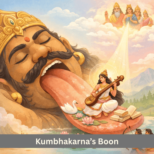 The Presence of Saraswati on Kumbhakarna’s Tongue: A Word That Changed the Course of Life