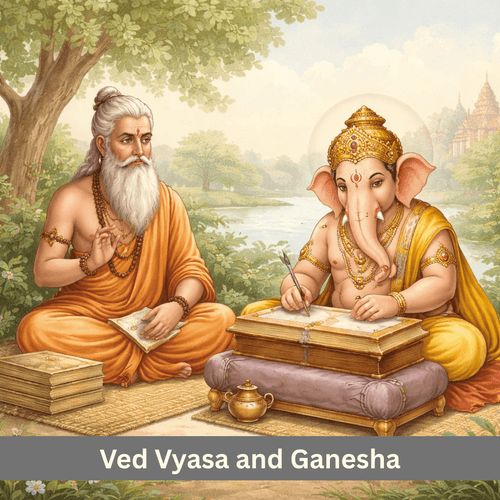 How Ved Vyasa and Ganesha Created the Mahabharata Together