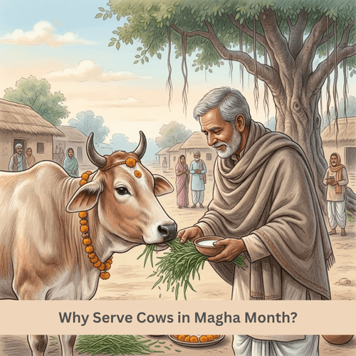 Why Serve Cows in Magha Month?