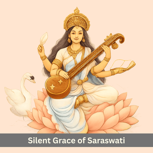 The Silent Grace of Saraswati: Realizing Wisdom, Not Memorizing Words