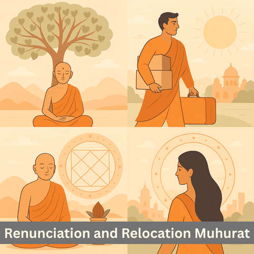 Renunciation and Relocation Muhurat: Sacred Turning Points