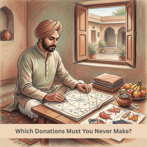 Which Donations Must You Never Make Astrologically?
