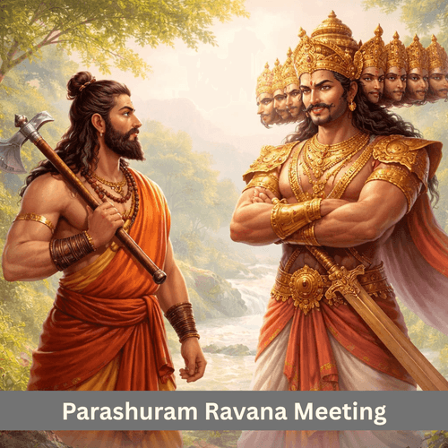 The Rare Meeting of Parashurama and Ravana: When Pride Faces Tapas