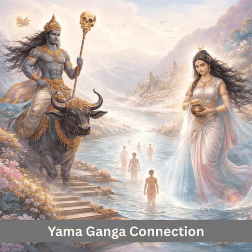 The Relationship Between Yamaraja and Ganga: The Divine Path from Death to Liberation