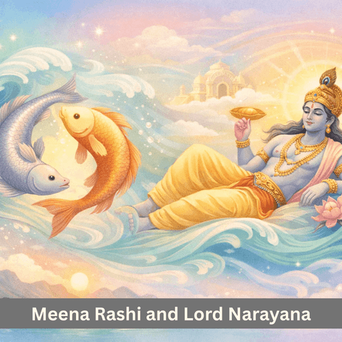 Meena Rashi and Lord Narayana: Divine Connection, Traits, Shadow Side and Spiritual Direction