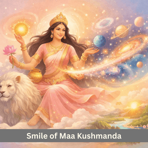 The Smile of Maa Kushmanda and Universe Creation