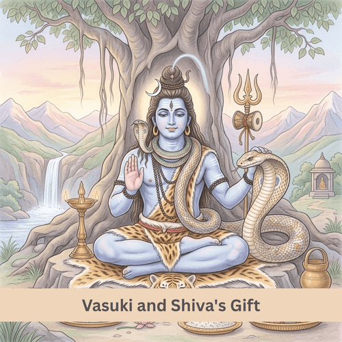 Vasuki and Shiva Blessing