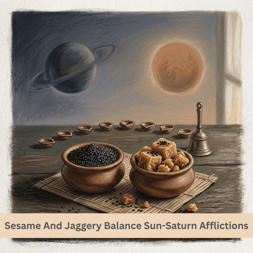 How Will Sesame And Jaggery Balance Sun-Saturn Afflictions?