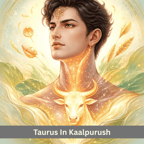 Taurus In Kaalpurush: Ruler of Face, Throat, Voice, and Nourishing Energy