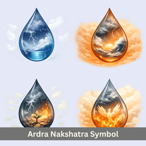 Ardra Nakshatra Symbol Teardrop: Storm, Purification and Inner Rebirth