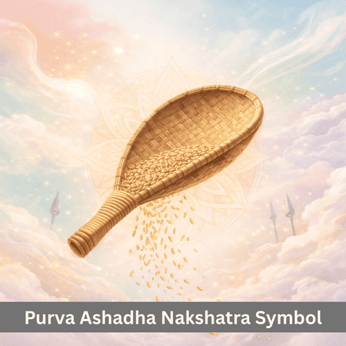 Purva Ashadha Nakshatra Symbol: The Winnowing Basket and the Vedic Path of Invincible Victory