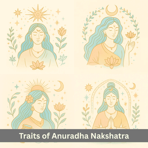 What are the mystical and profound traits of Anuradha Nakshatra?