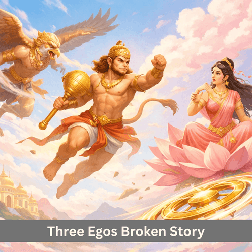 When Hanuman Broke Three Egos at Once: The Test of Satyabhama, Garuda and Sudarshan