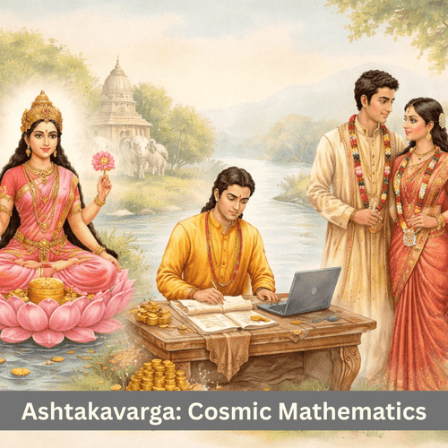 Ashtakavarga in Wealth, Career & Marriage: The Three Pillars of Life Decoded Through Cosmic Mathematics