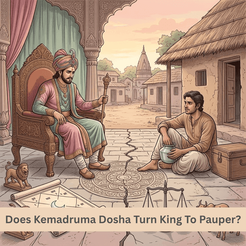 Does Kemadruma Dosha Turn King To Pauper?