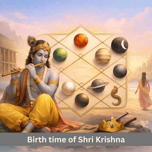 Hidden Secrets of Shri Krishna’s Horoscope: Struggles, Love and the Role of Planets