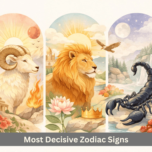 Which Zodiac Signs Are Most Decisive in Vedic Astrology: Aries Leo Scorpio