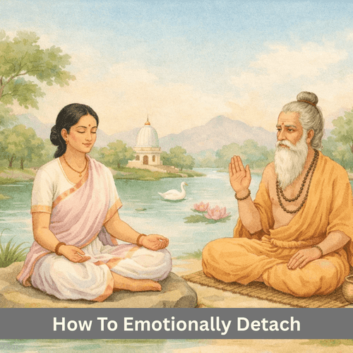 How To Emotionally Detach Without Becoming Cold According To Vedanta