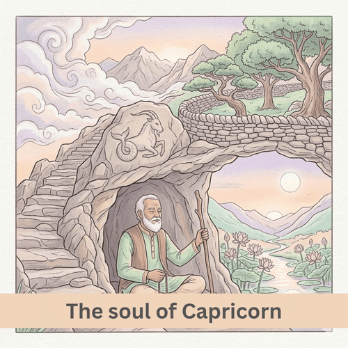 The Soul of Capricorn: The Deeper Truth of Struggle, Discipline, Silent Love, and Success That Blooms Late