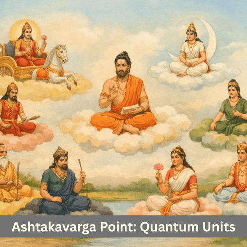 Ashtakavarga Points: The Quantum Units of Cosmic Support