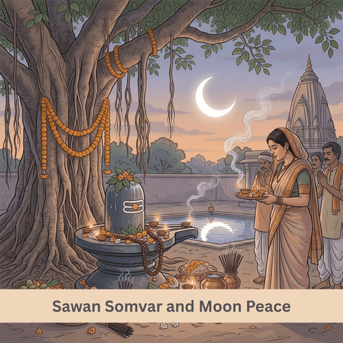Sawan Somvar and Moon Peace