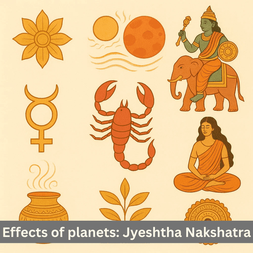 What are the profound effects of planets in Jyeshtha Nakshatra?