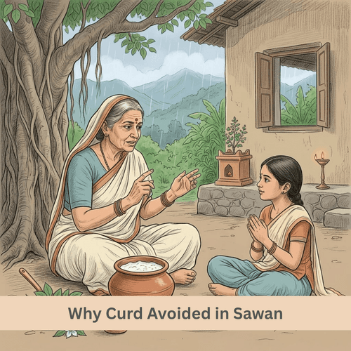 Why Curd Avoided in Sawan