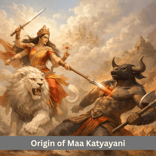 Origin of Maa Katyayani and End of Mahishasura