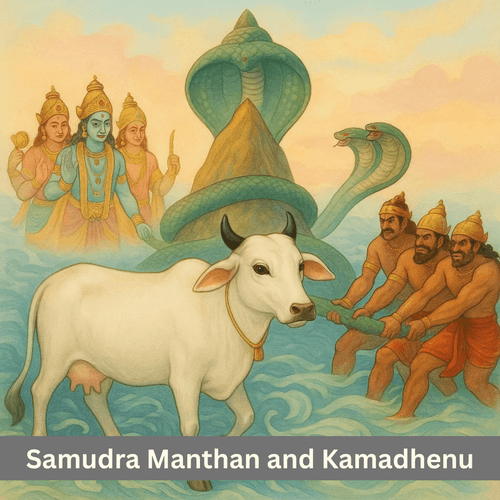 Samudra Manthan and Kamadhenu: The Myth Behind the Cow of Abundance