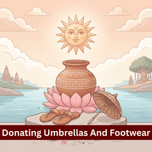 What Is The Spiritual Merit Of Donating Umbrellas And Footwear In Vaishakha Month?