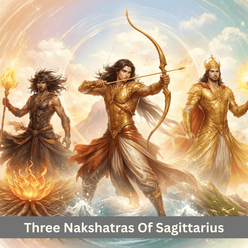 Three Nakshatras of Sagittarius: True Nature of Mula, Purvashadha, and Uttarashadha