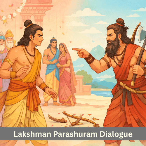 Lakshmana and Parashurama in Sita Swayamvara: Emotional Contrast in Two Texts