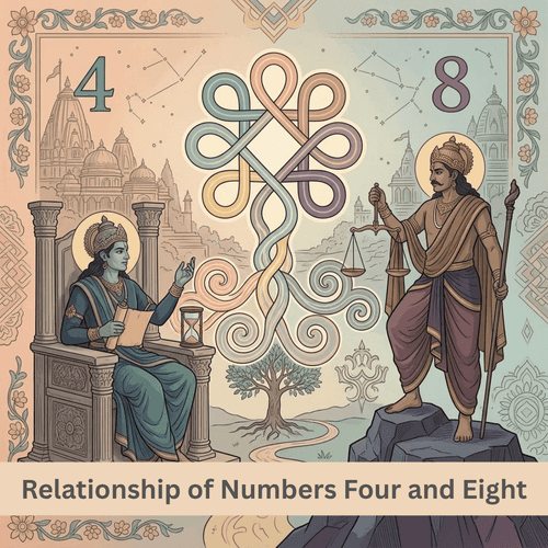 Numerology Relationship of Numbers Four and Eight