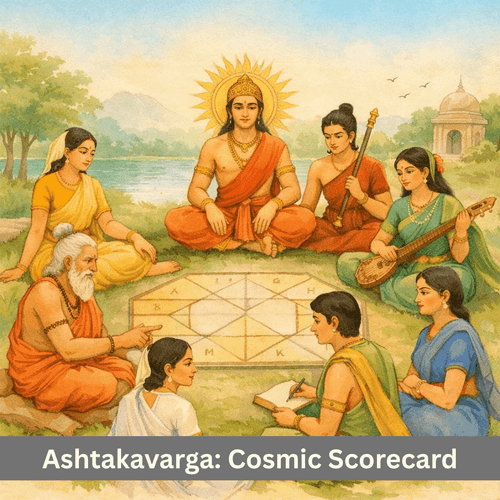 Ashtakavarga: The Cosmic Scorecard Measuring Planetary Strength and Life's Karmic Blueprint