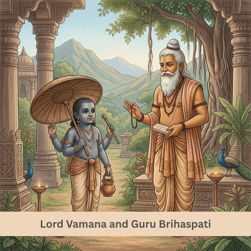 Lord Vamana and Guru Brihaspati