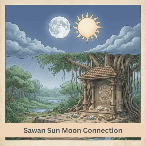 Sawan Sun Moon Connection