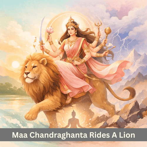 Why Maa Chandraghanta Rides A Lion And What Deep Meaning Is Hidden Behind It