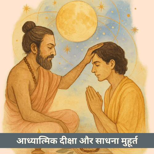 आध्यात्मिक दीक्षा और साधना मुहूर्त: जब आत्मा ब्रह्मांड से संरेखित होती है