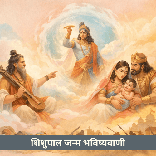 शिशुपाल के जन्म पर नारद का दर्शन: नियत अंत की भविष्यवाणी