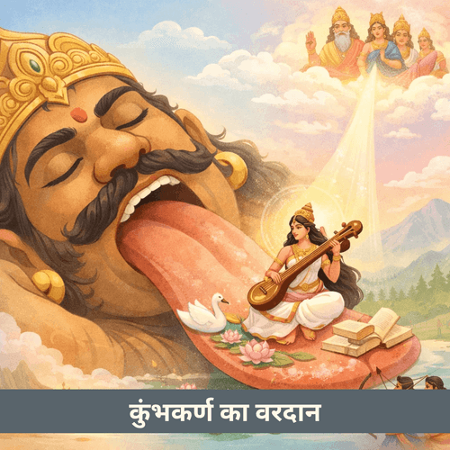 कुम्भकर्ण की जीभ पर सरस्वती की उपस्थिति: एक शब्द जिसने जीवन बदल दिया