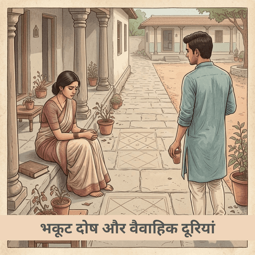 भकूट दोष और वैवाहिक दूरियां