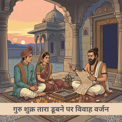 गुरु शुक्र तारा डूबने पर विवाह वर्जन