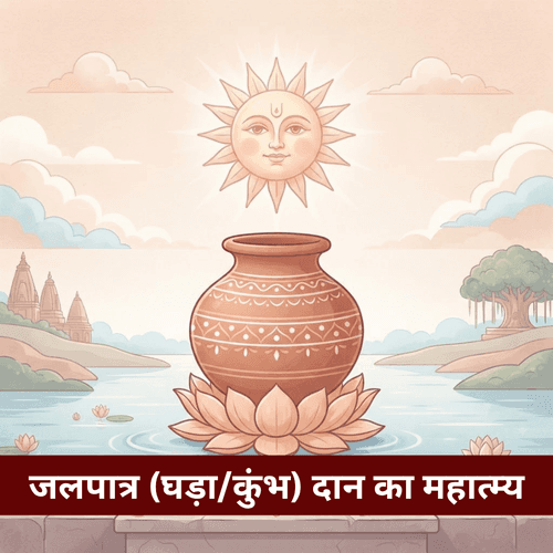 जलपात्र (घड़ा/कुंभ) दान का महात्म्य: वैशाख में मिट्टी का मटका दान करने से पितृ शांति और पुण्य लाभ