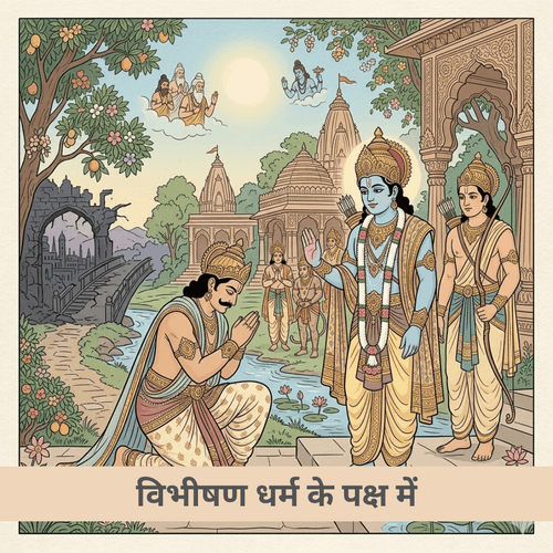 विभीषण धर्म के पक्ष में