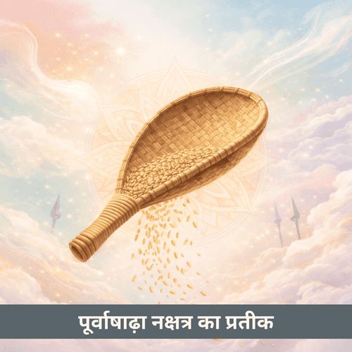 पूर्वाषाढ़ा नक्षत्र का प्रतीक: सूप और अडिग विजय का वैदिक मार्ग