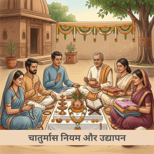 चातुर्मास नियम और उद्यापन