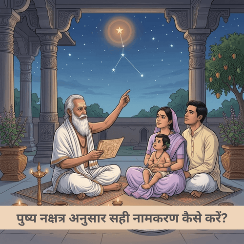 पुष्य नक्षत्र अनुसार सही नामकरण कैसे करें?