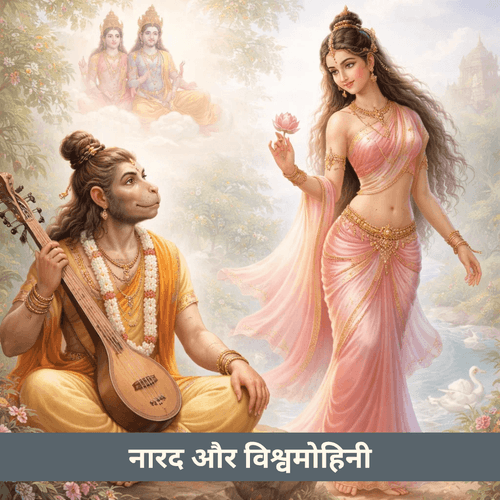 नारद और विश्वमोहिनी: वानर मुख और गहरा आध्यात्मिक पाठ