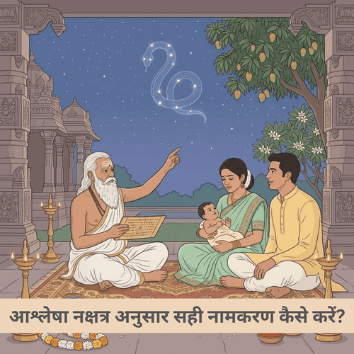 आश्लेषा नक्षत्र अनुसार सही नामकरण कैसे करें?