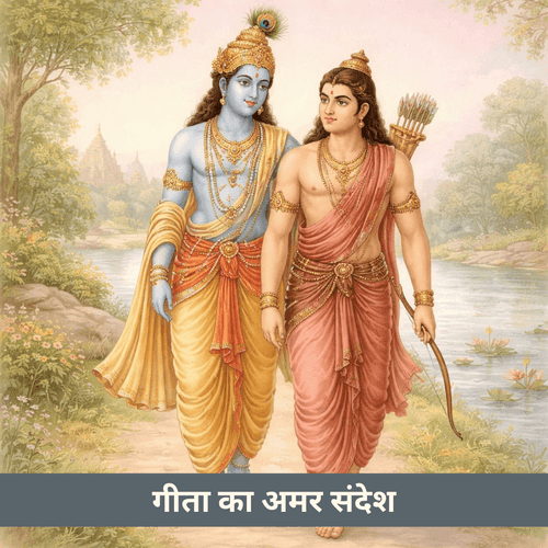 जीवन की हर बाधा के बावजूद अडिग चलना: गीता का अमर संदेश